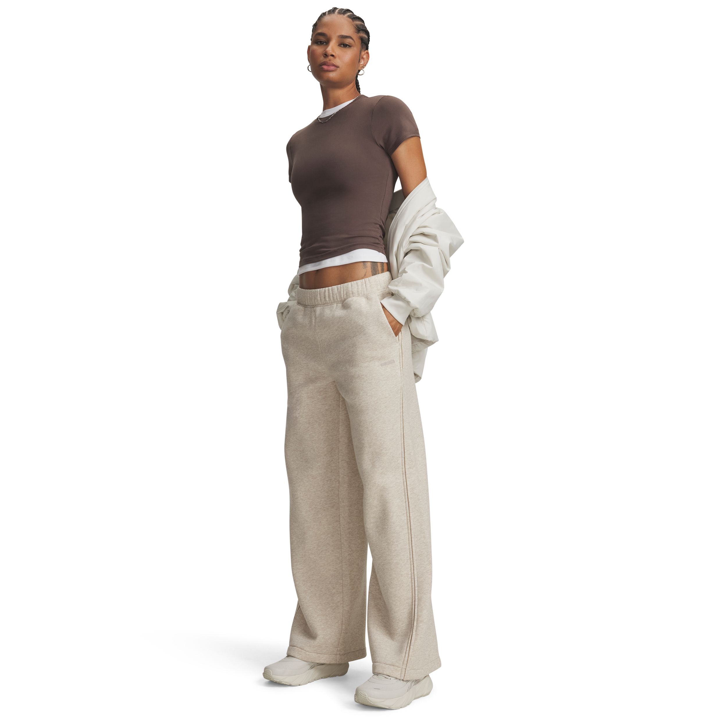 Under Armour Women's Icon Fleece Sama Wide Leg Pants