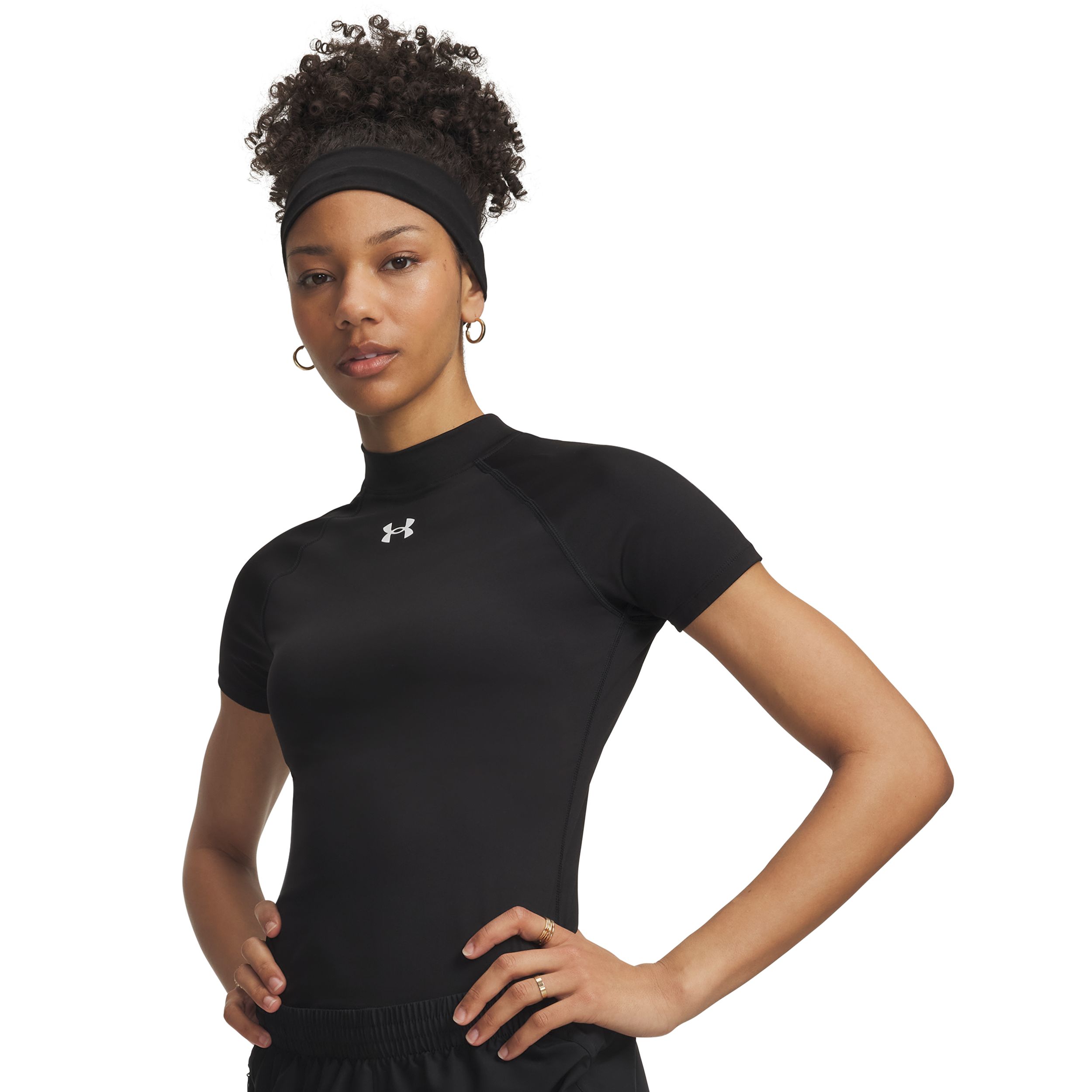Under Armour Women's HeatGear® Mock Short Sleeve T-Shirt