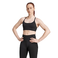 adidas Women's All Me Sports Bra Front_Angled_Left