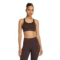 adidas Women's Optime High Support Sports Bra Front_Flat