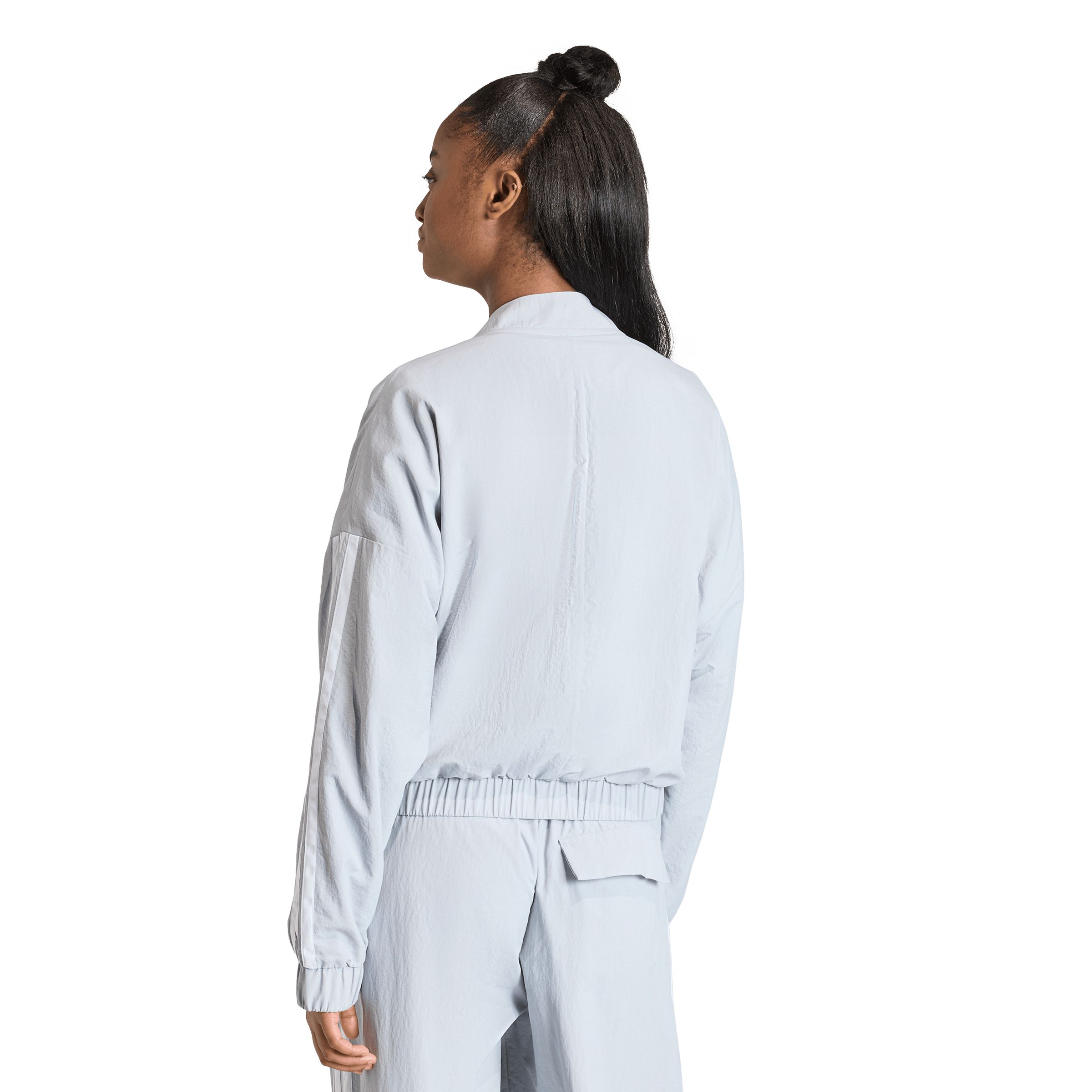 adidas Women's Essentials 3-Stripe Woven Bomber Jacket