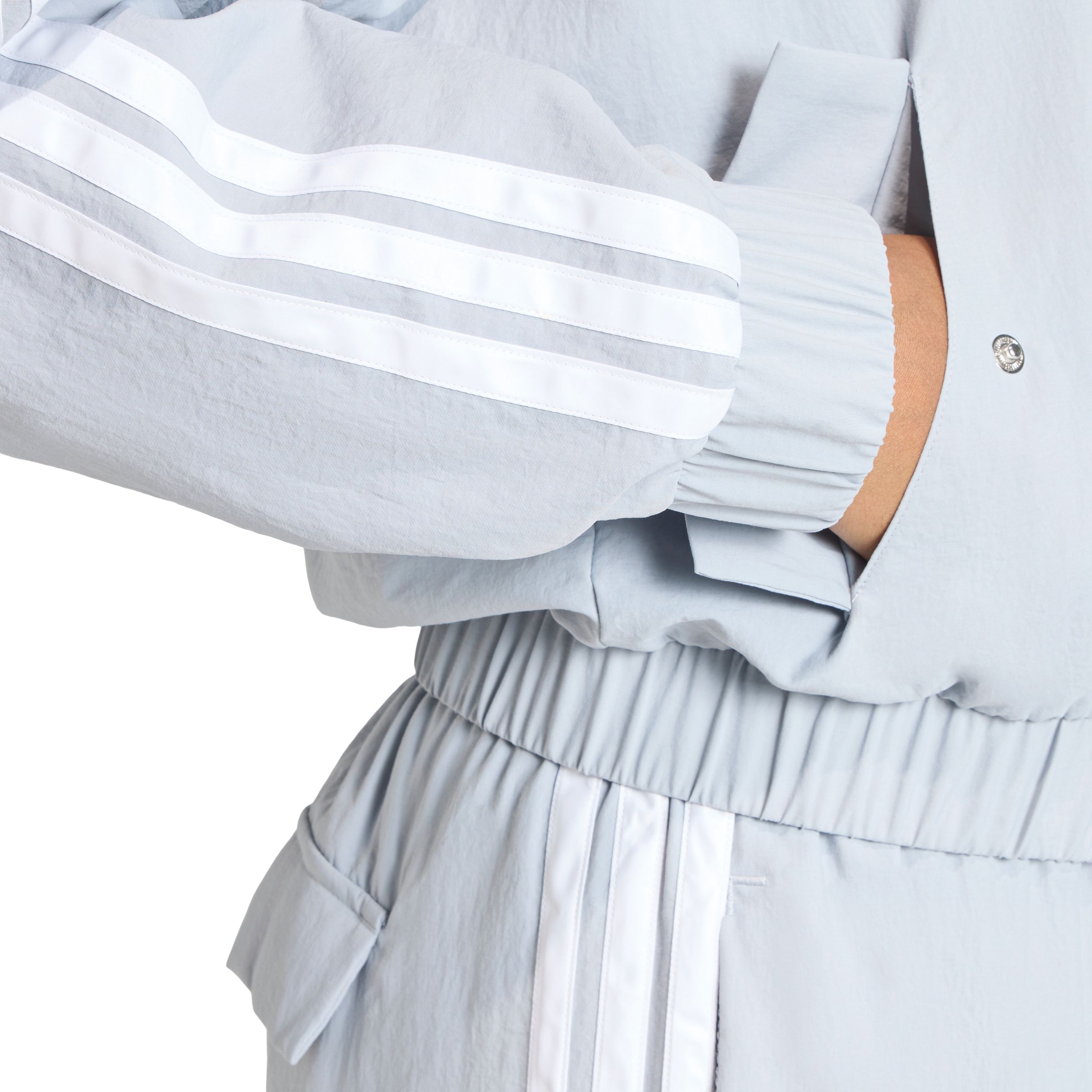 adidas Women's Essentials 3-Stripe Woven Bomber Jacket