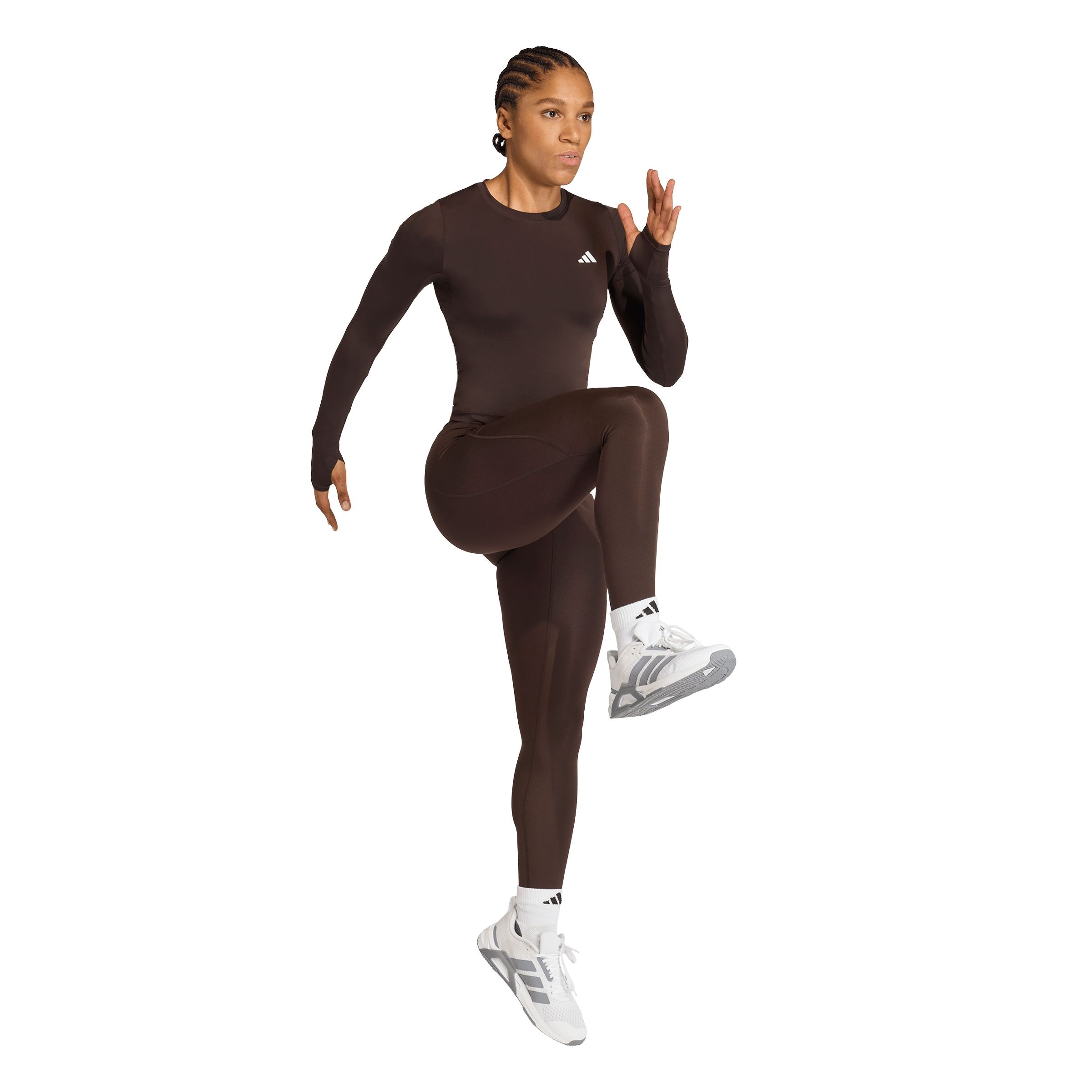 adidas Women's PWR Essentials Contour Long Sleeve Shirt