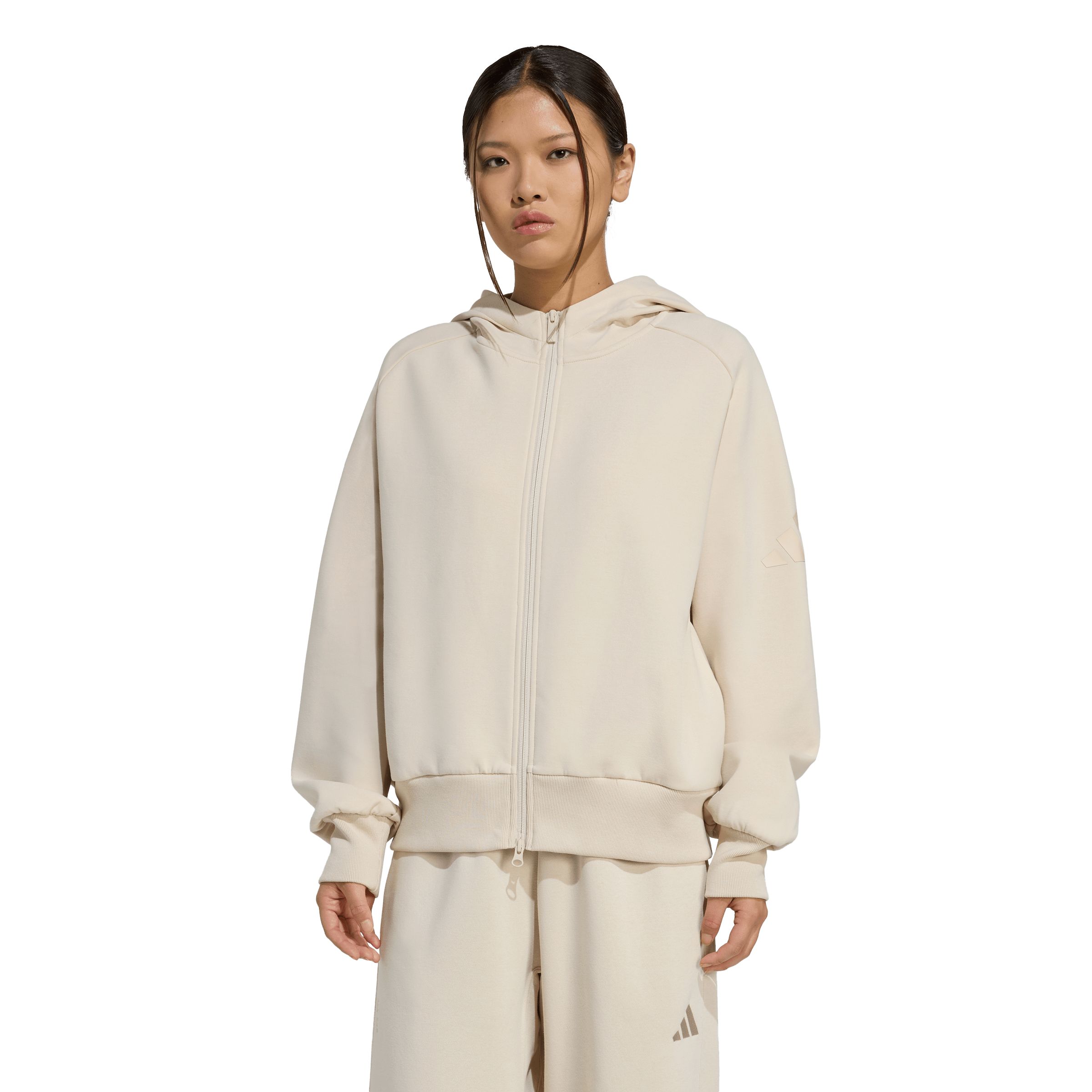 adidas Women's Soft Lux Full Zip Hoodie