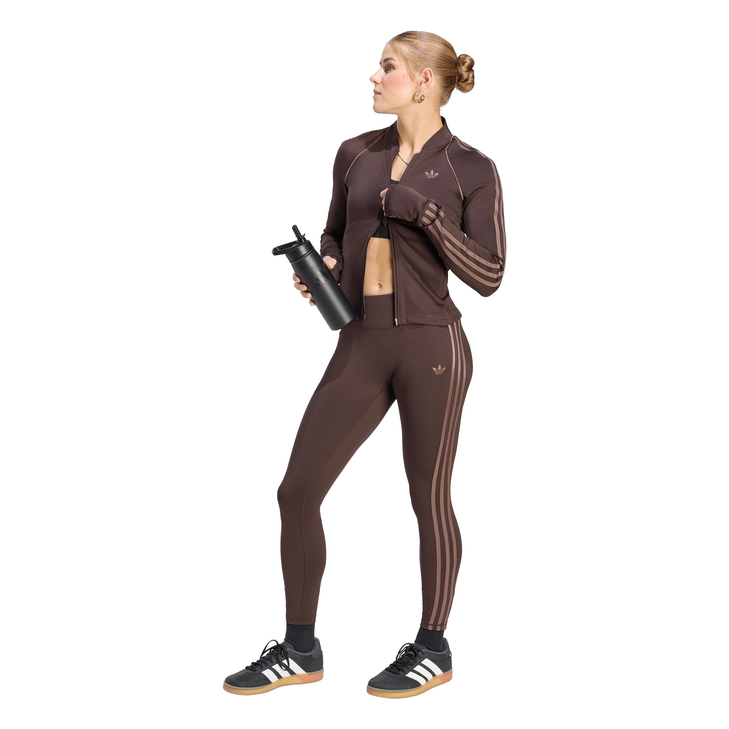 adidas Originals Women's Sport 3-stripe Jacket with Recycled Polyester