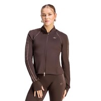 adidas Originals Women's Sport 3-stripe Jacket with Recycled Polyester Front_Flat