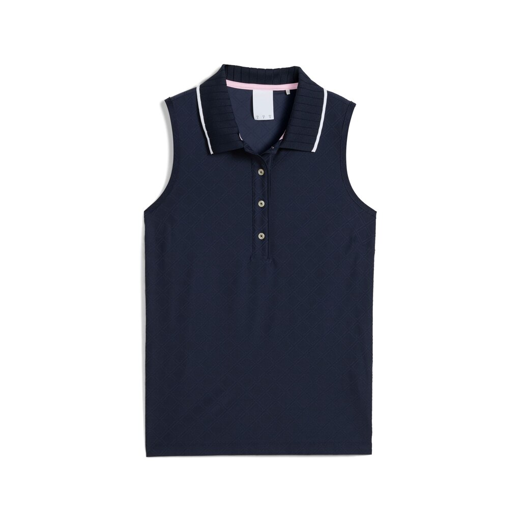 PUMA Women's Authentic Pro Jacquard Golf Polo Tank