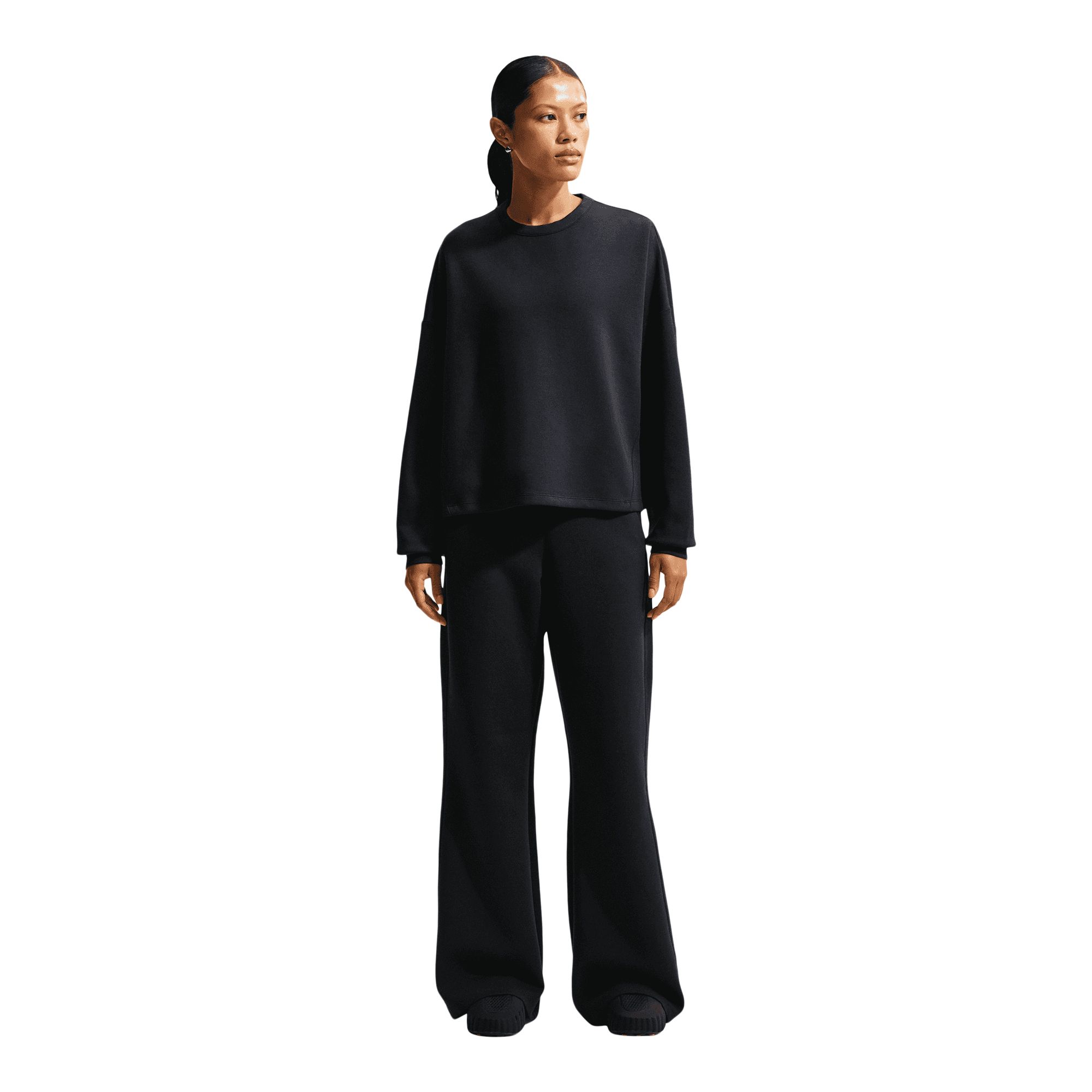 Nike Women's 24.7 Dri-fit Knit Sweatshirt - Sweat-wicking Training Sweatshirt