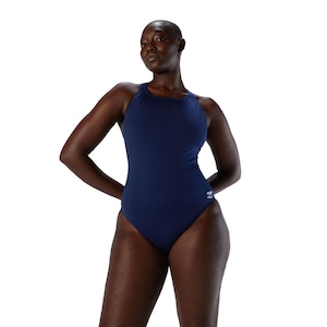 Speedo Women's Endurance Plus Solid Super Pro Back Swimsuit