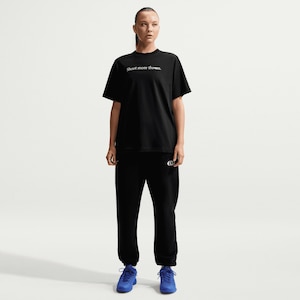Nike Women's Courtside Collection Standard Issue More Threes Short Sleeve T-Shirt