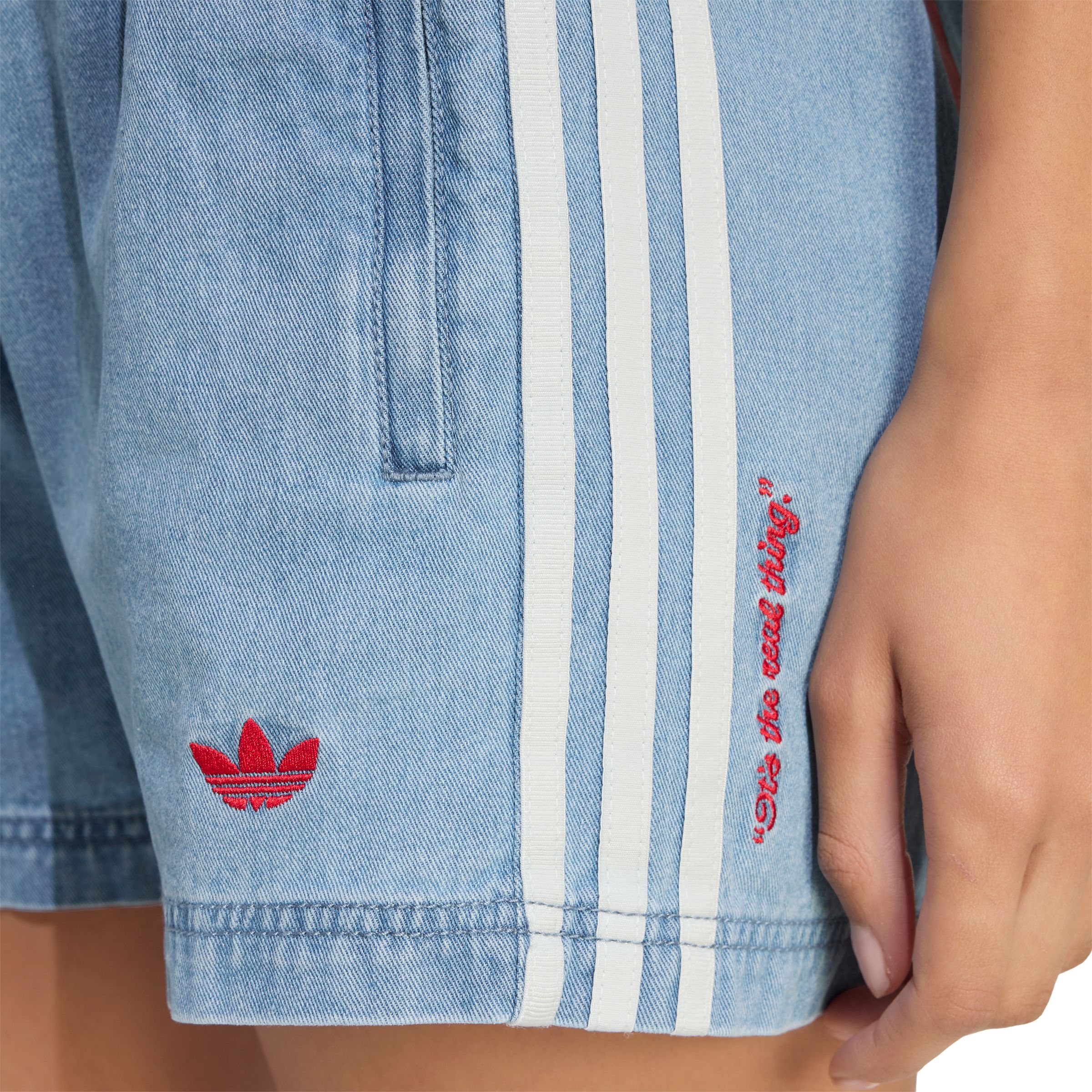 adidas Originals Women's Culture Clash Denim Shorts