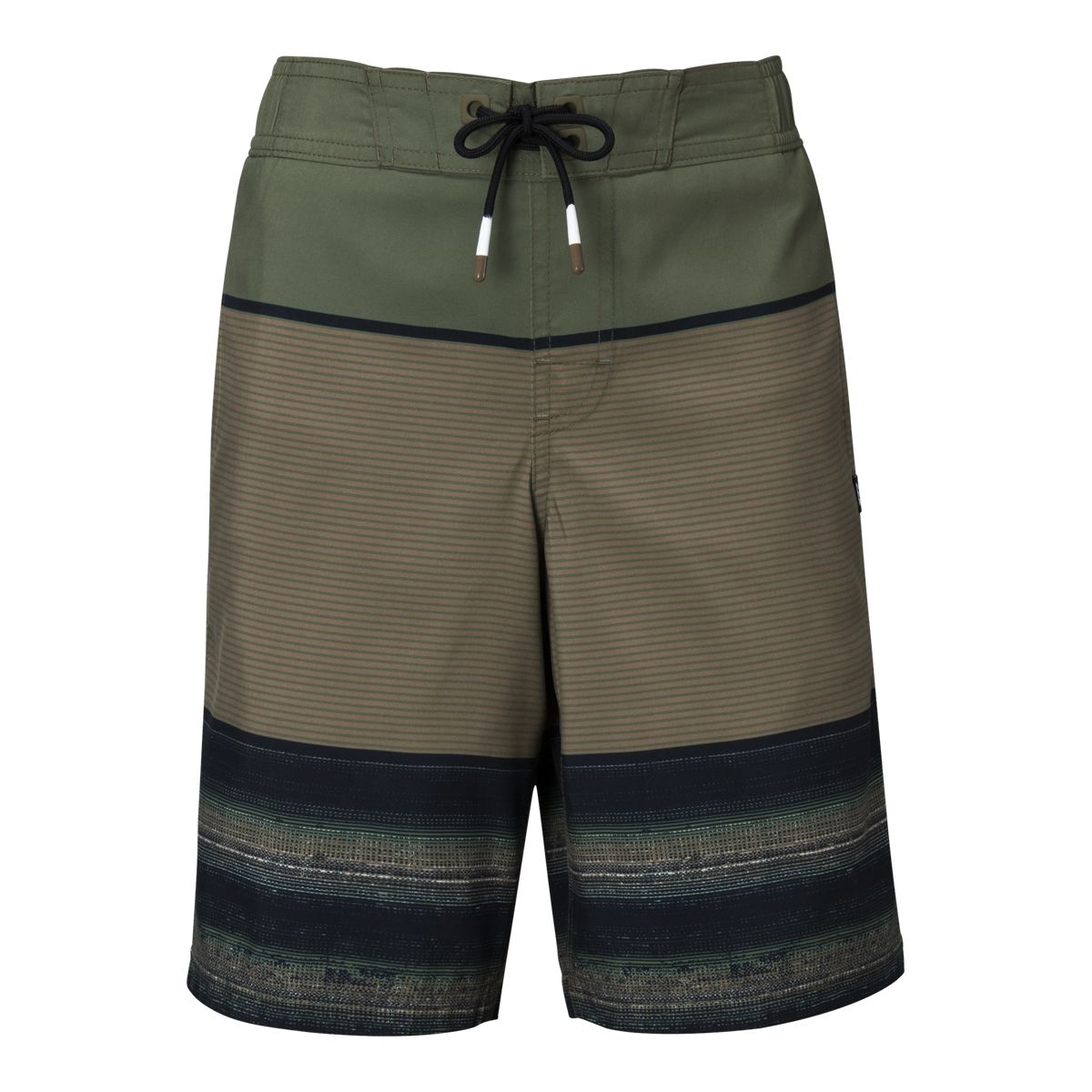Ripzone Boys' Sproat Striped Swim Trunks