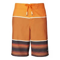 Ripzone Boys' Sproat Striped Swim Trunks Front_Flat