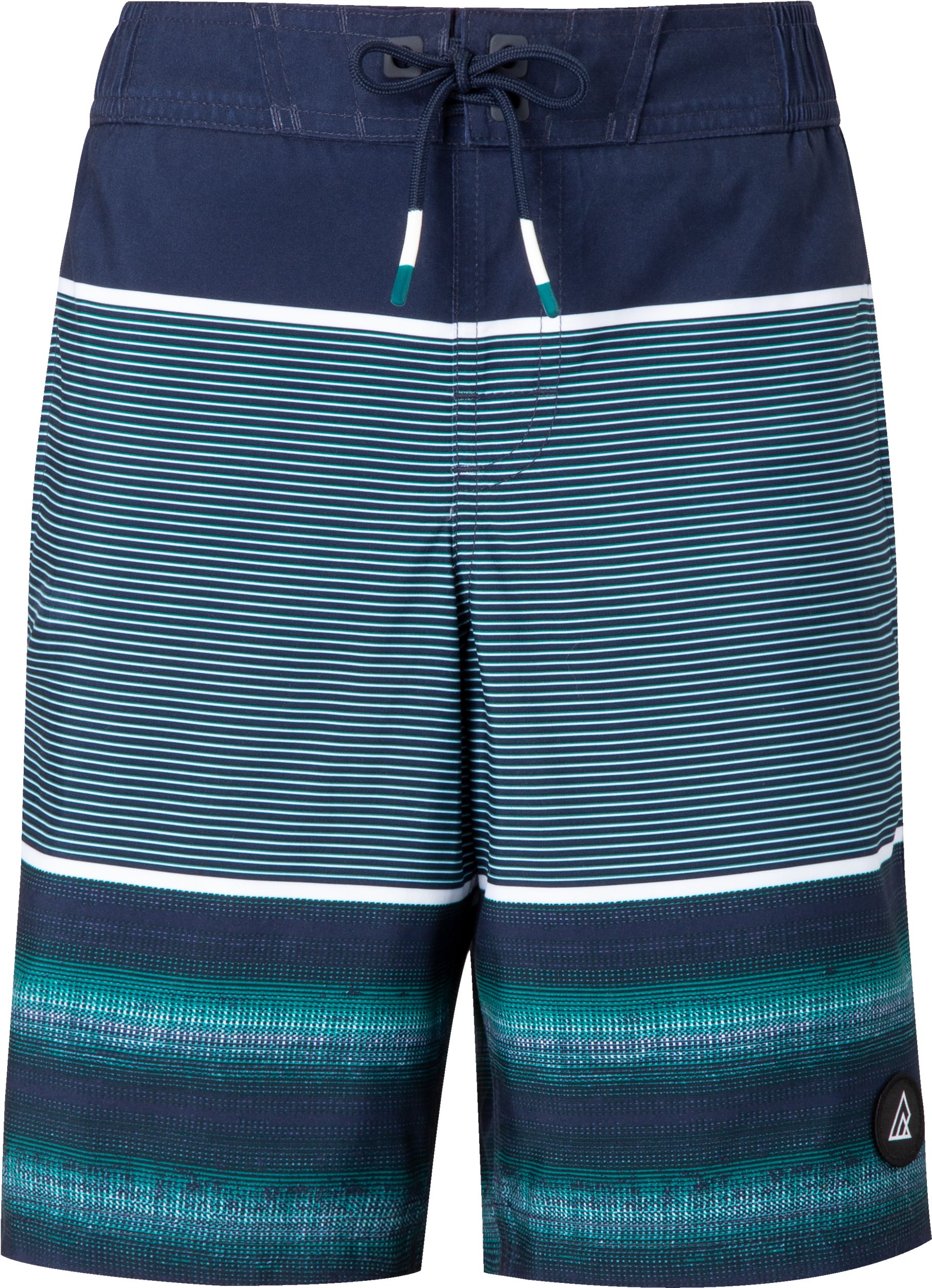 Ripzone Boys' Sproat Striped Swim Trunks