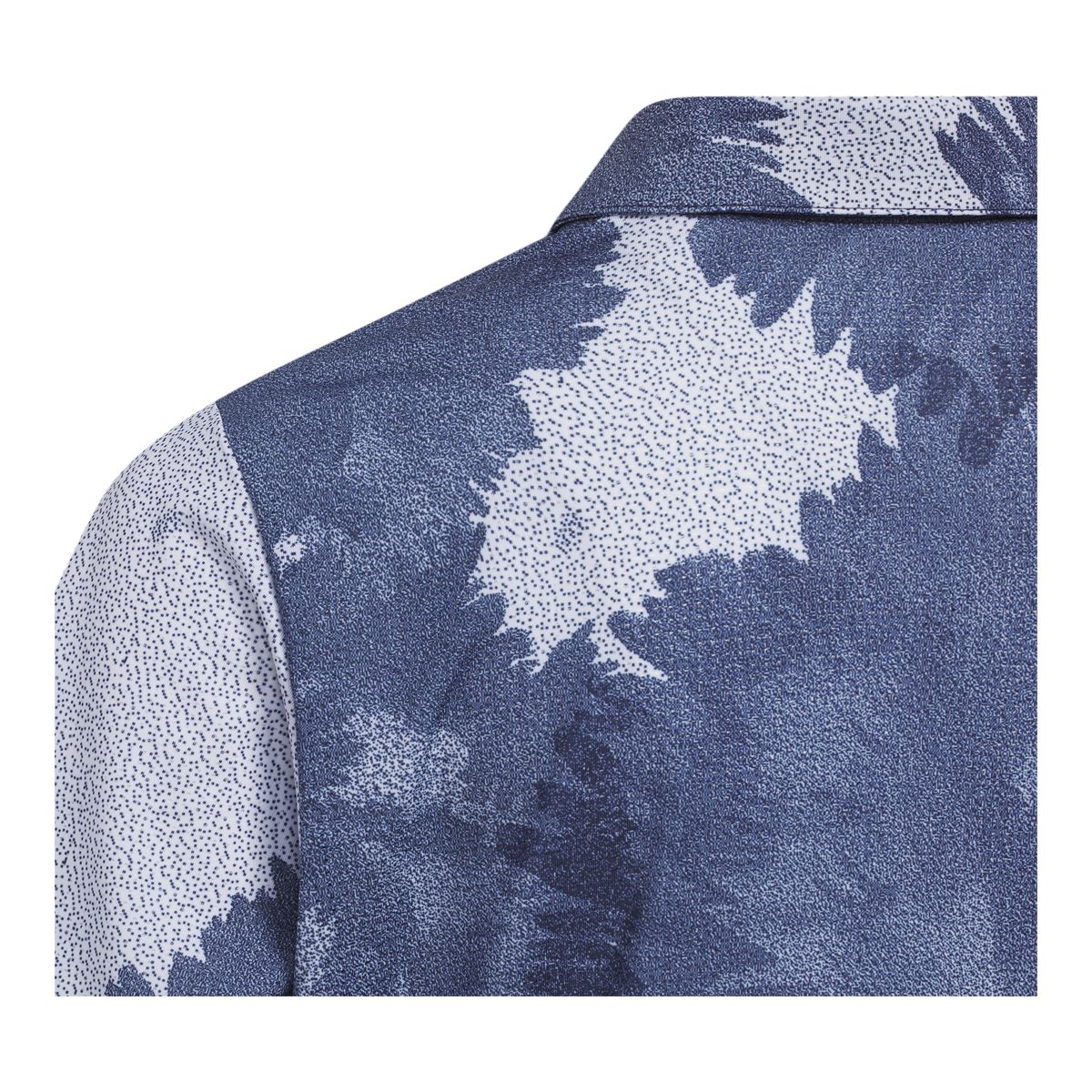 adidas Golf Junior Boys' Key Print Polo T Shirt