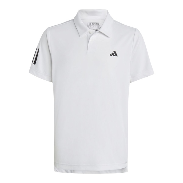 adidas Boys' Club 3-Stripe Polo T Shirt