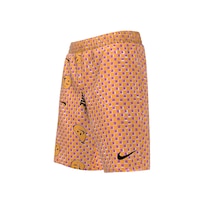 Nike Kids' Smiles Check Lap 7" Volley Shorts Front_Three_Fourths_Angled_Left