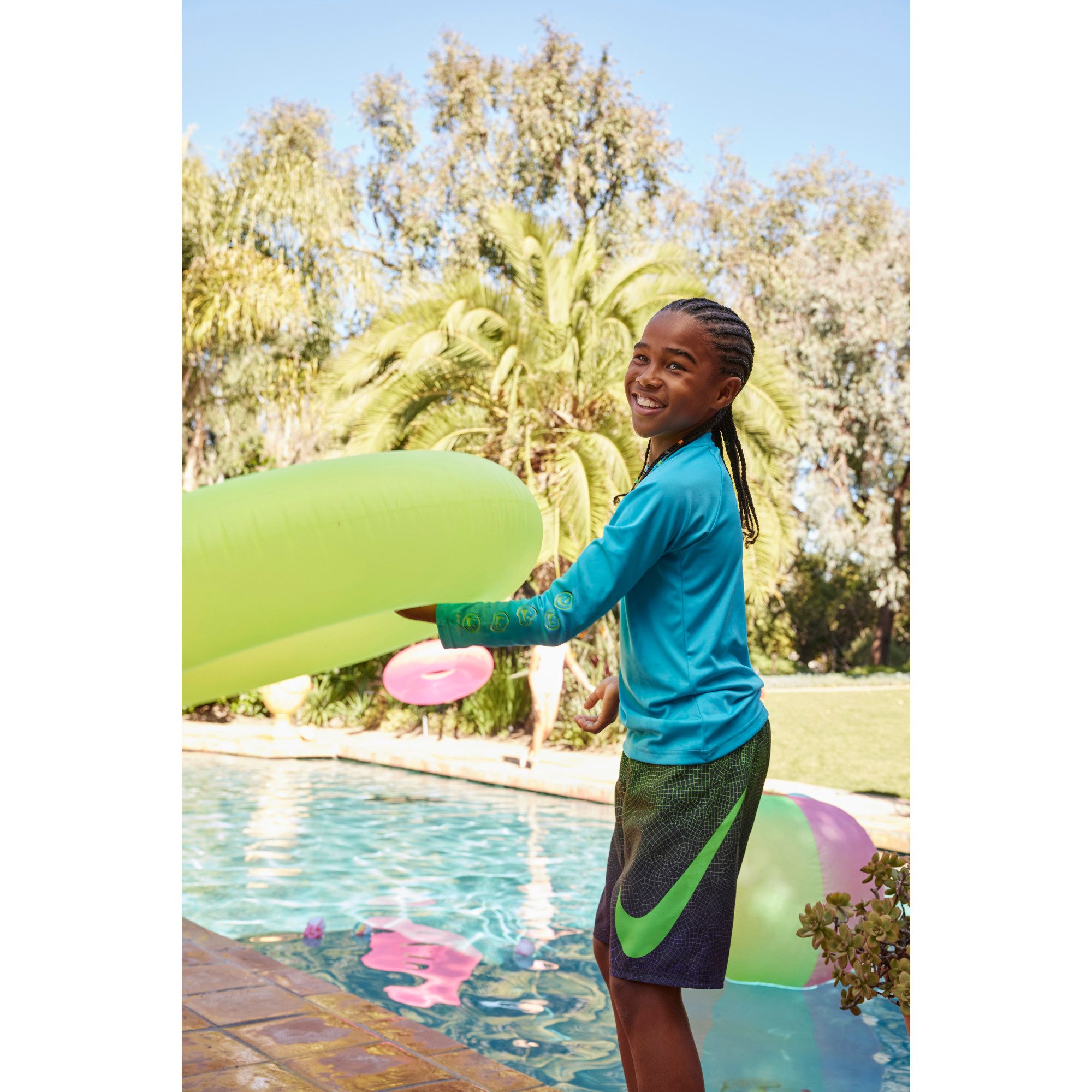 Nike Boys' Smiles Long Sleeve Hydroguard