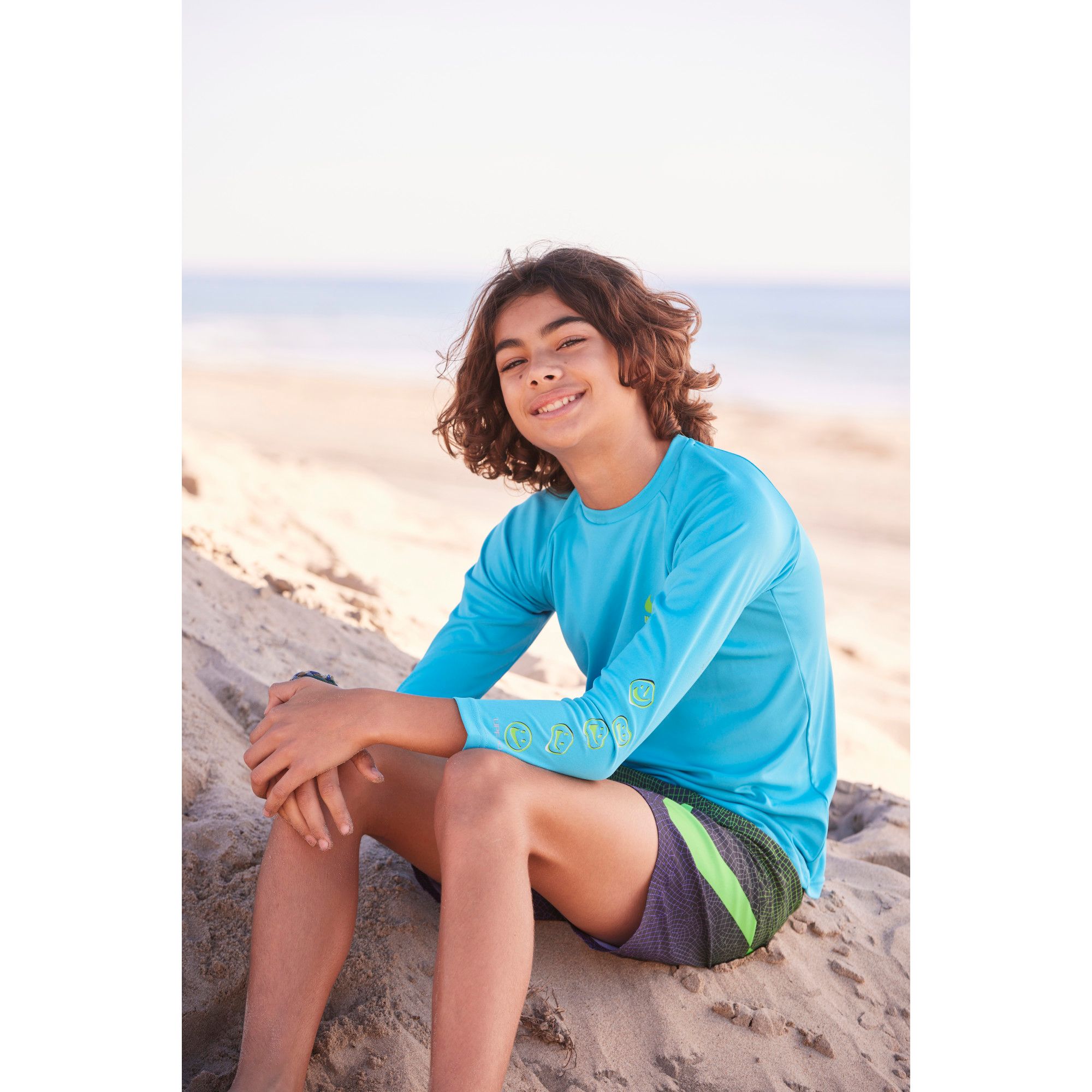 Nike Boys' Smiles Long Sleeve Hydroguard