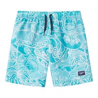 Speedo Boys' Volley 6 Inch Shorts Front_Flat