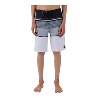 O'Neill Boys' Lennox Stripe Boardshorts Front_Flat