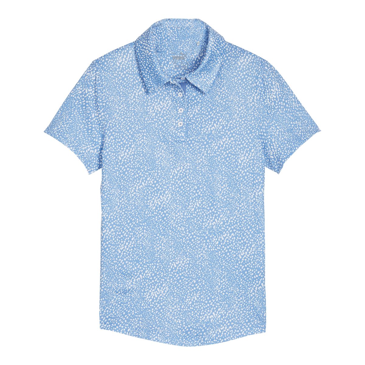 PUMA Girls' Microdot Polo T Shirt