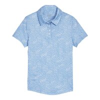PUMA Girls' Microdot Polo T Shirt Front_Flat
