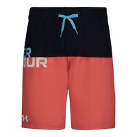 Under Armour Kids' Logo Colour Block Volley Shorts Front_Flat