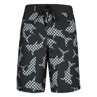 Hurley Boys' Shark Check Boardshorts Front_Flat