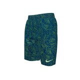 Nike Kids' All Over Print Breaker 7-inch Volley Shorts Front_Three_Fourths_Angled_Left