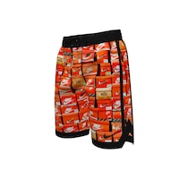 Nike Kids' Basketball All Over Print 7-inch Volley Shorts Front_Three_Fourths_Angled_Left