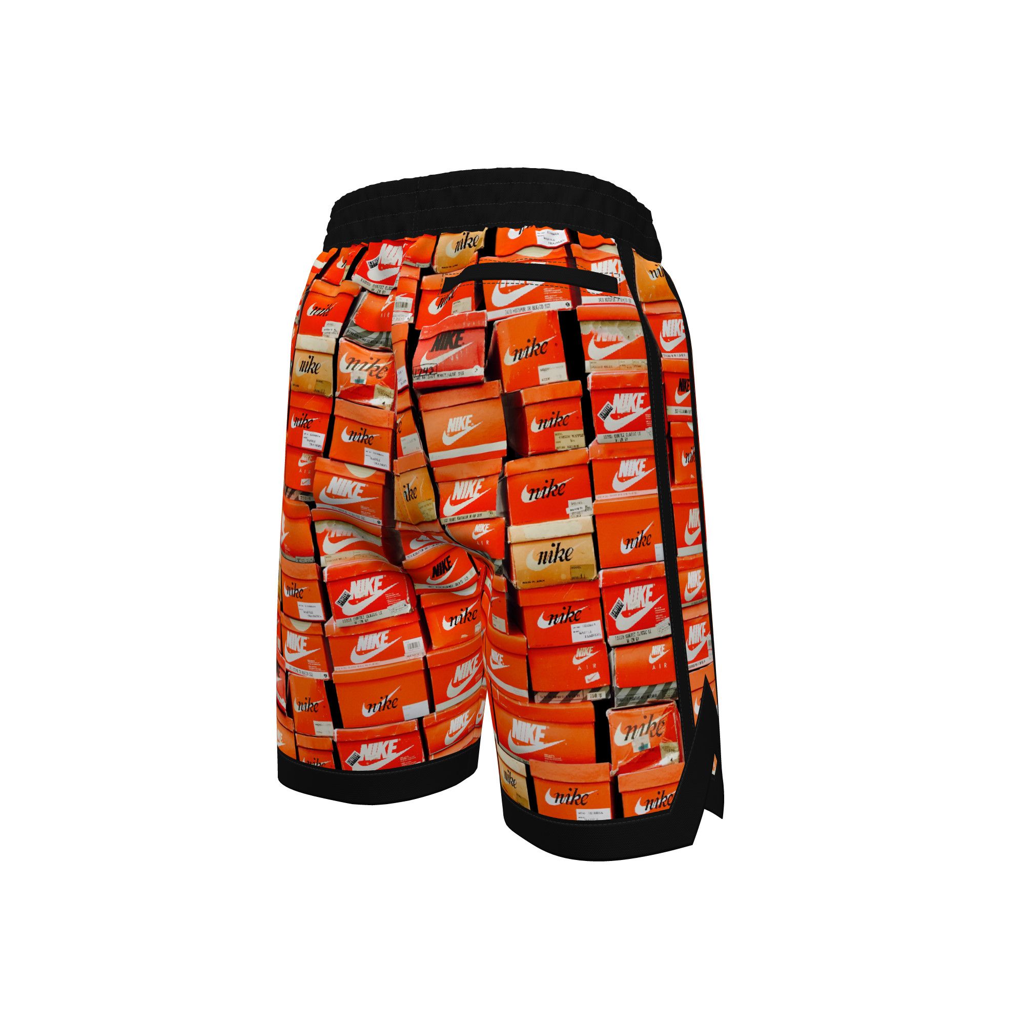 Nike Kids' Basketball All Over Print 7-inch Volley Shorts