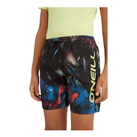 O'Neill Boys' Cali Rutile 14 Inch Volley Shorts Front_Three_Fourths_Angled_Left