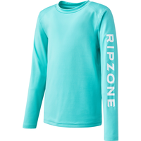 Ripzone Boys' Laine 2.0 Long Sleeve Swimshirt Front_Angled_Left