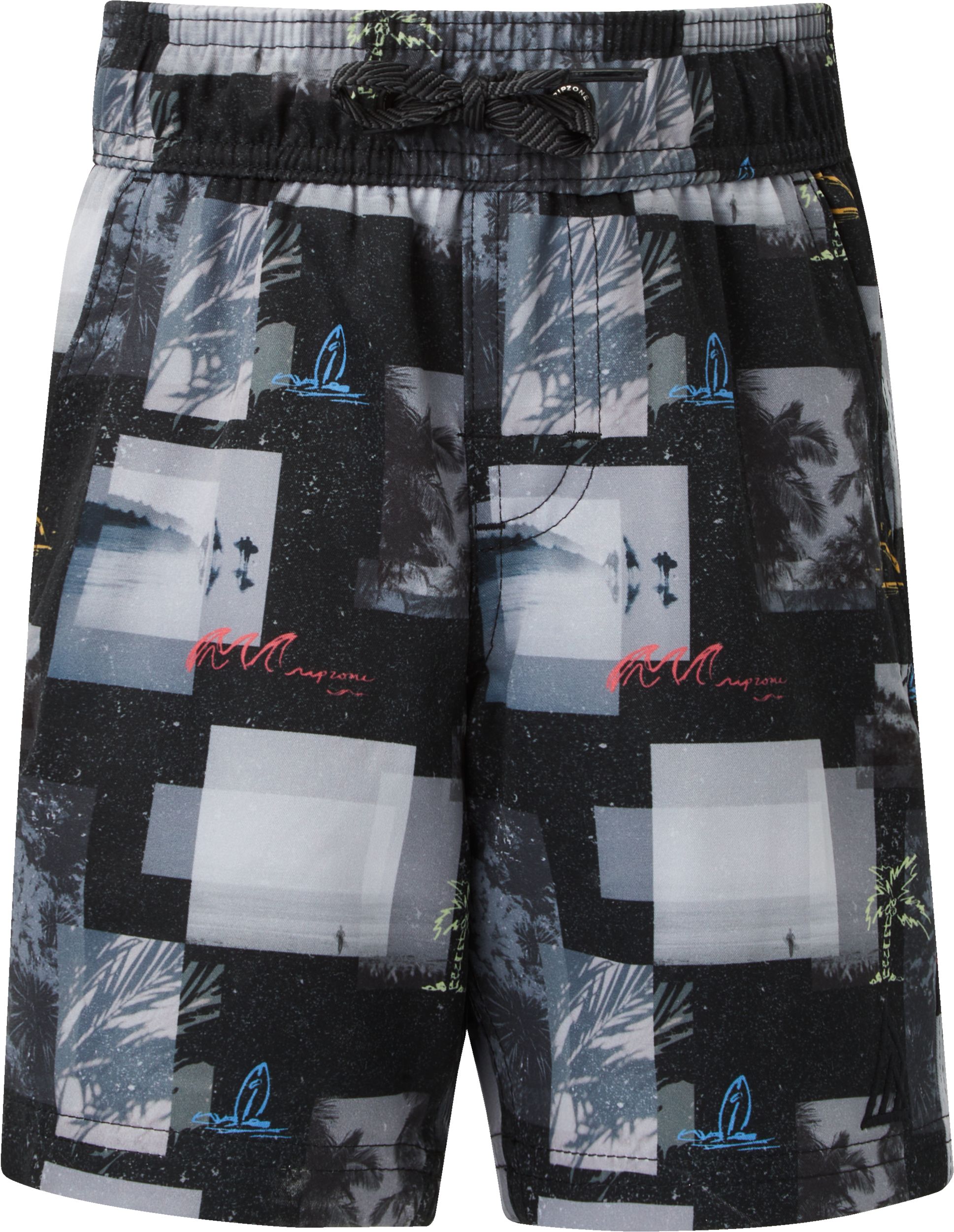 Ripzone Boys' Raith 3.0 Printed Volley Shorts