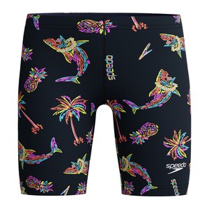 Speedo Boys' Printed Swim Jammer Shorts