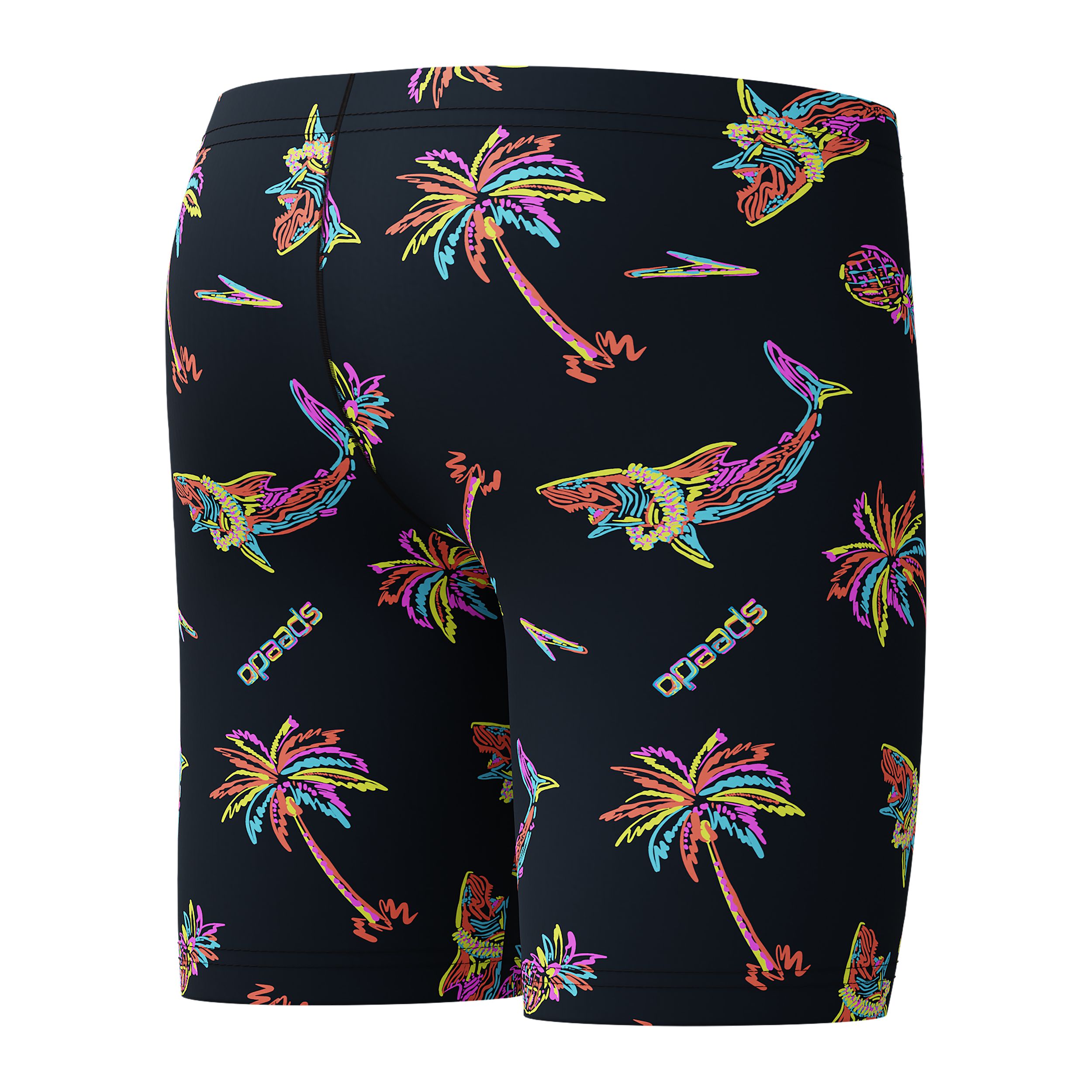 Speedo Boys' Printed Swim Jammer Shorts