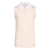 adidas Golf Girls' Polo Tank Front_Flat