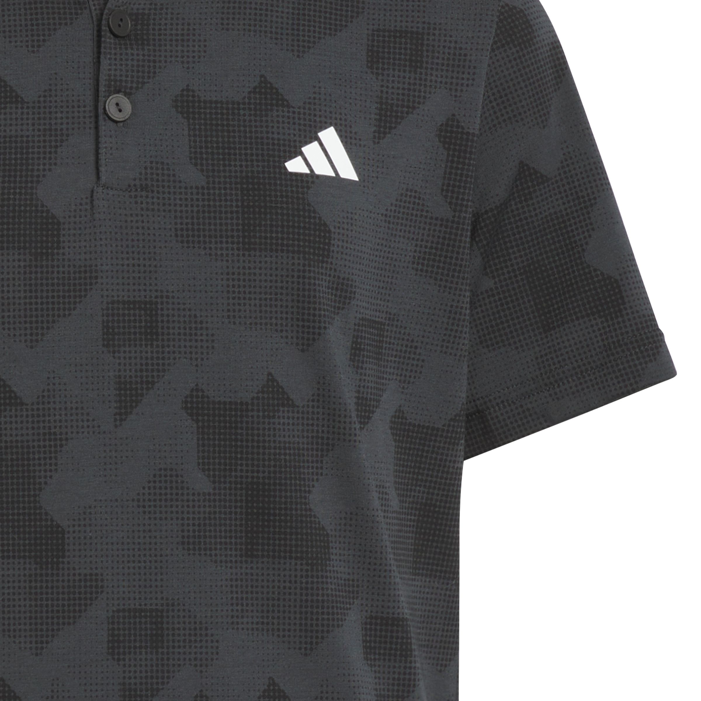 adidas Golf Boys' Script Polo T Shirt