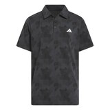 adidas Golf Boys' Script Polo T Shirt Front_Flat