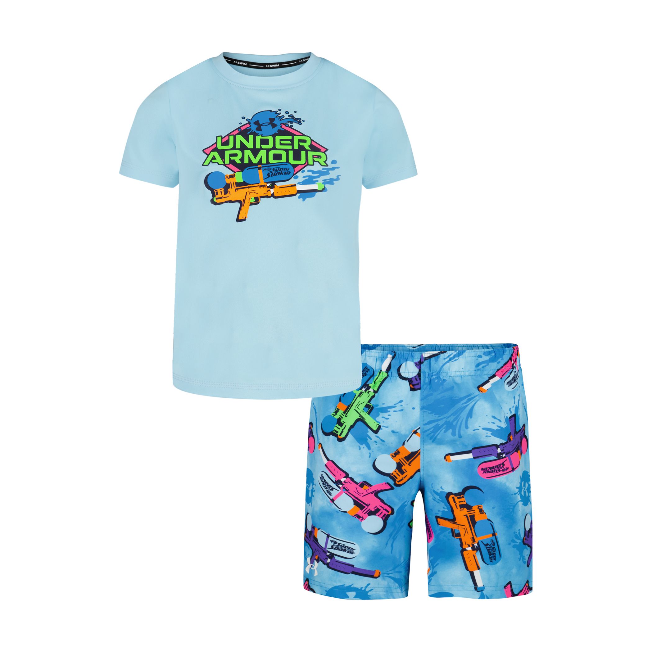 SportChek has Under Armour Boys' Classic Soaker Set Stream BS T Shirt