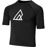 Ripzone Kids' Waves Short Sleeve Rashguard Swim Shirt Front_Angled_Left