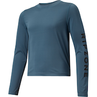 Ripzone Kids' Waves Long Sleeve Rashguard with UPF 40 Sun Protection Front_Angled_Left