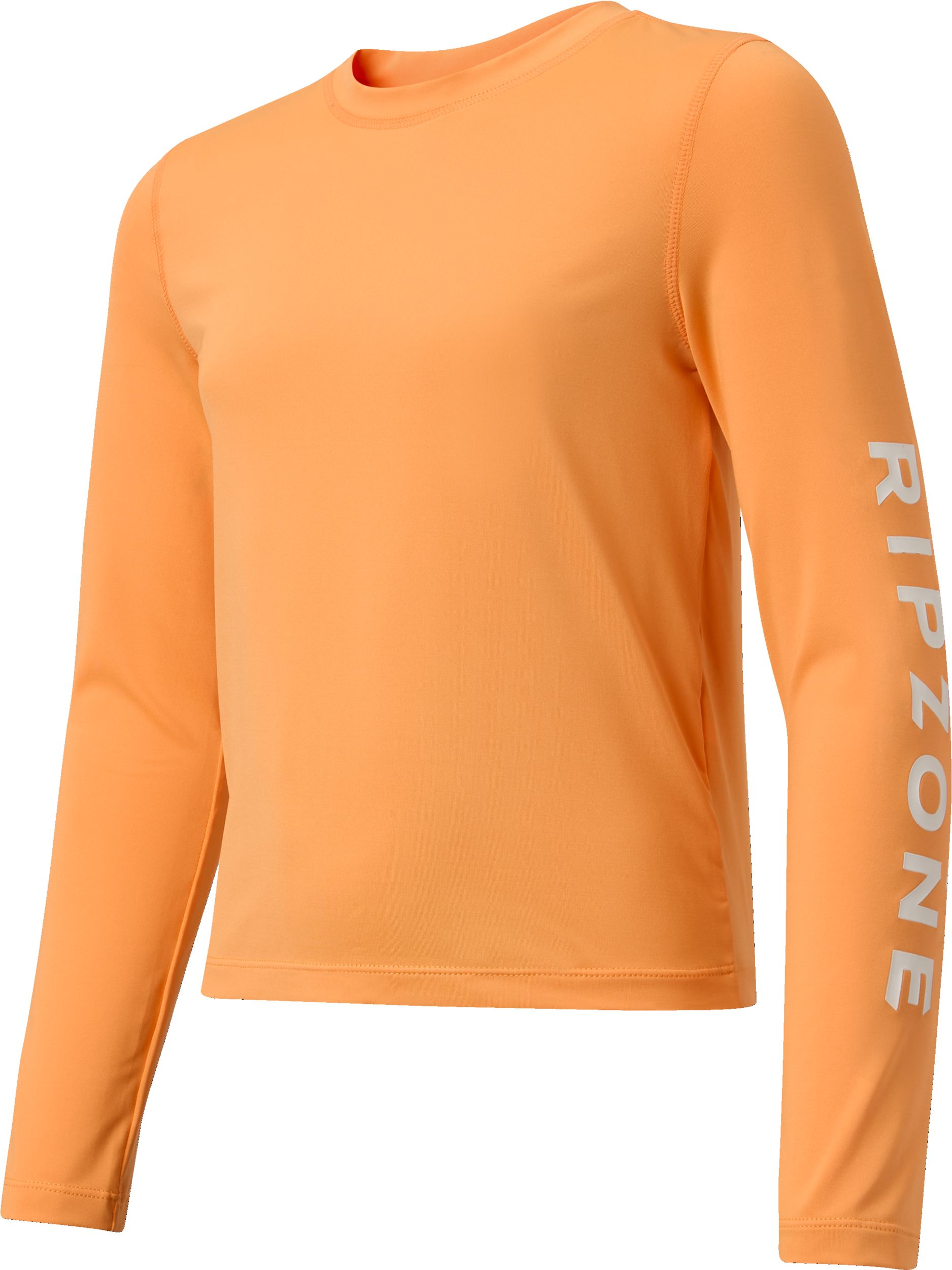 Ripzone Kids' Waves Long Sleeve Rashguard with UPF 40 Sun Protection