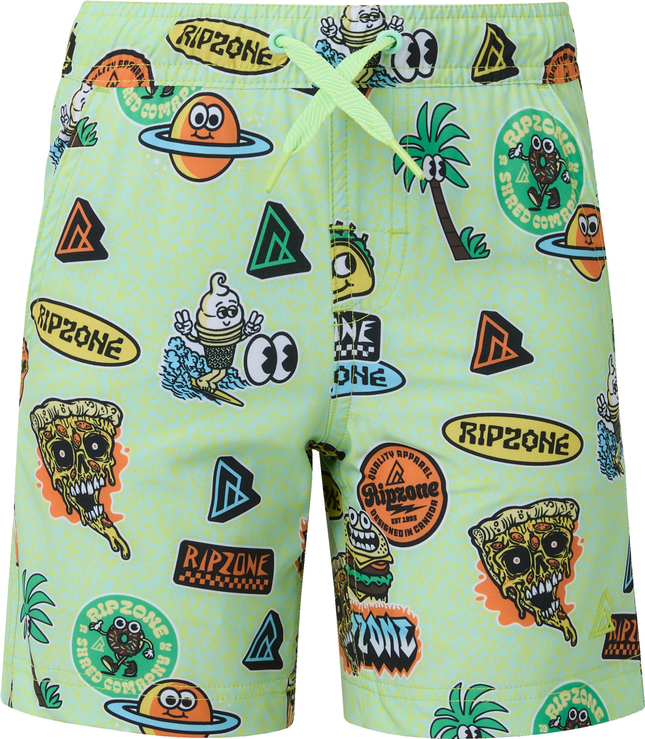 Ripzone Boys' Summer Solid Volley Swim Shorts
