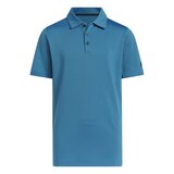 Adidas Golf Kids' Textured Short Sleeve Polo T-shirt Front_Flat