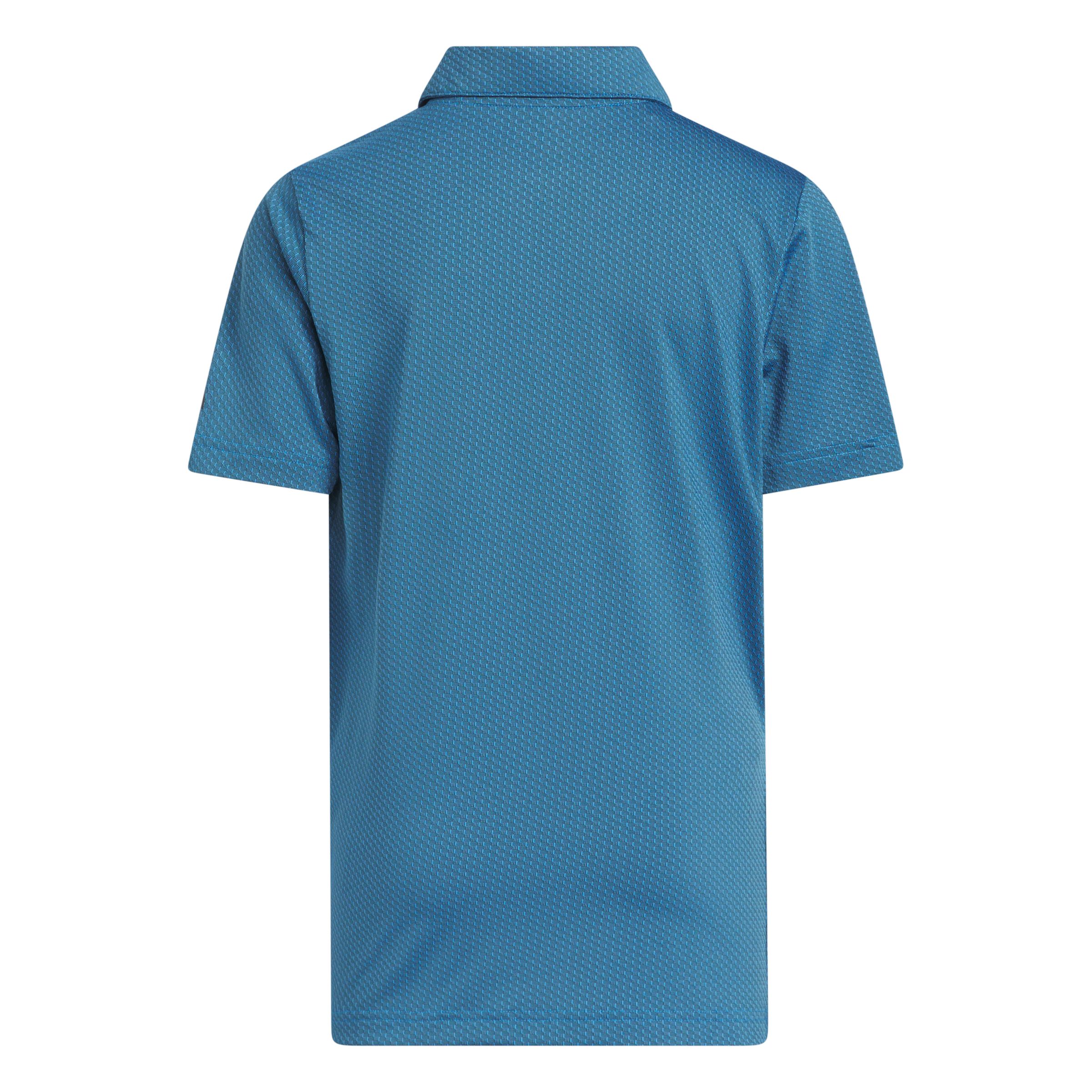 Adidas Golf Kids' Textured Short Sleeve Polo T-shirt
