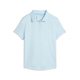 PUMA Kids' CLOUDSPUN Check Golf Polo T-shirt Front_Flat