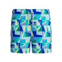 SPEEDO Kids' Print 13" Durable Water Repellent Volley Shorts Front_Flat