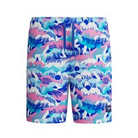 SPEEDO Kids' Print 15" Durable Water Repellent Volley Shorts Front_Flat